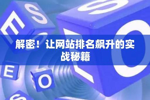 解密！让网站排名飙升的实战秘籍